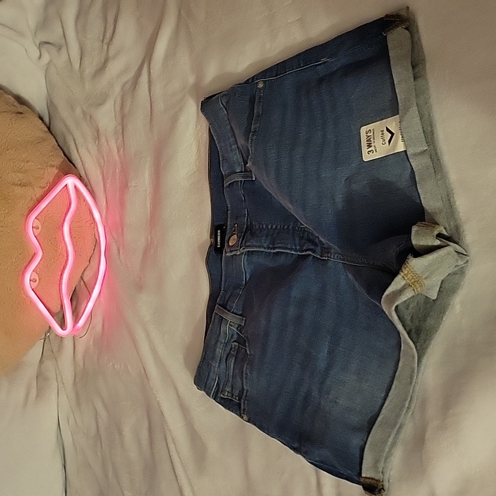 Damaged Express 3-Way Shorts sz 14